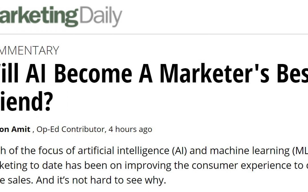 Will AI Become A Marketer’s Best Friend?