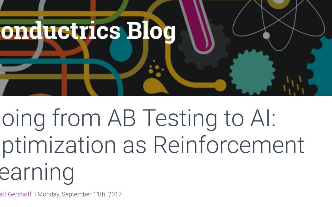 Going from AB Testing to AI: Optimization as Reinforcement Learning